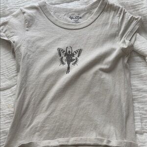 Brandy Melville Butterfly Ballerina Graphic Tee